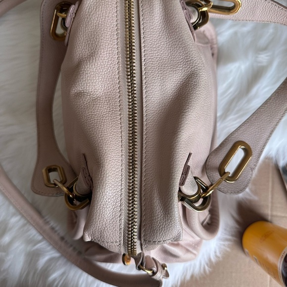 Chloe Paraty Blush Pink Leather Handbag - Picture 8 of 14